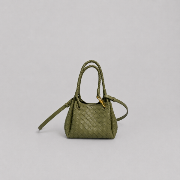 Woven Leather Handbag